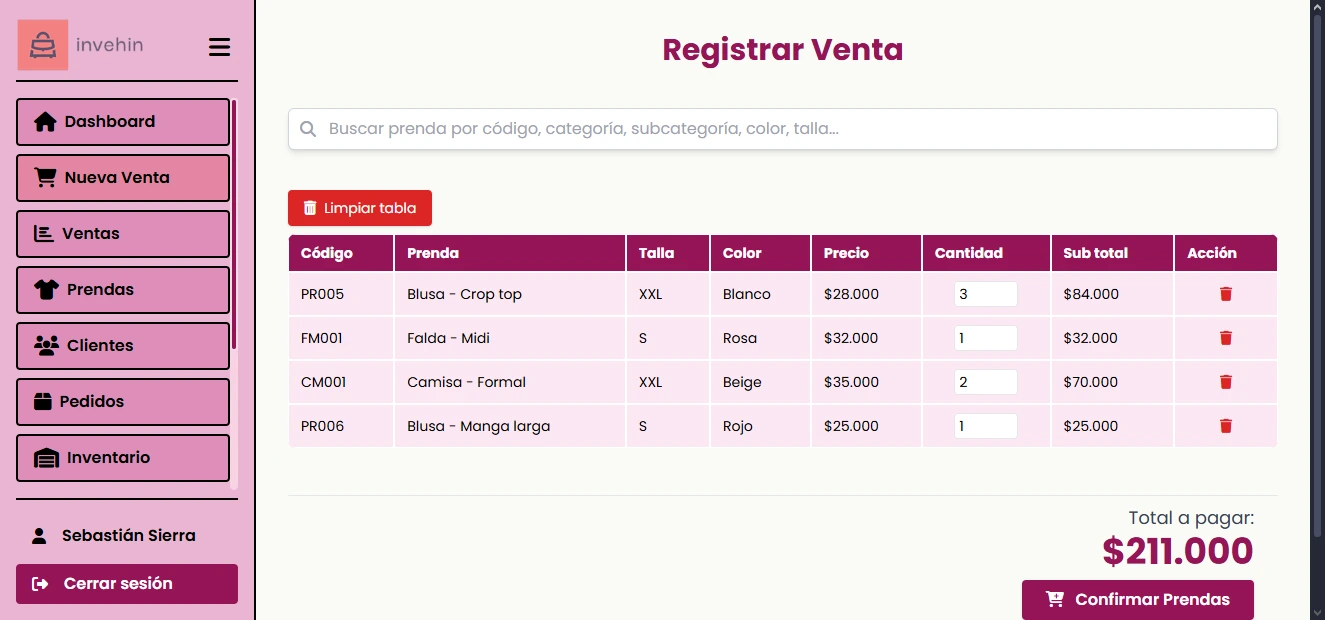 Vista principal